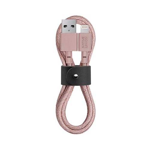 Native Union Belt Cable USB-A to Lightning 1.2m - Rose