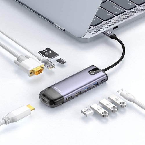  Mcdodo Hub Adapter 10 in 1 Type-C 