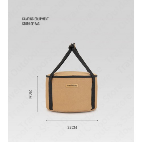Naturehike Round camping storage box berrel khaki 