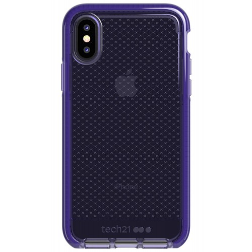 Tech21 Evo Check Case for iPhone X/Xs (Ultra Violet)