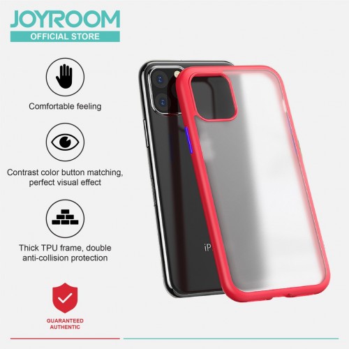joyroom  11  pro max red cow shield  series  protective  phone  case 