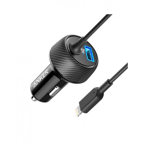 Anker PowerDrive 2 Elite With Lightning Conncetors