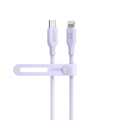 Anker 542 USB-C to Lightning Cable (Bio-Based) (0.9m/3ft) -Violet
