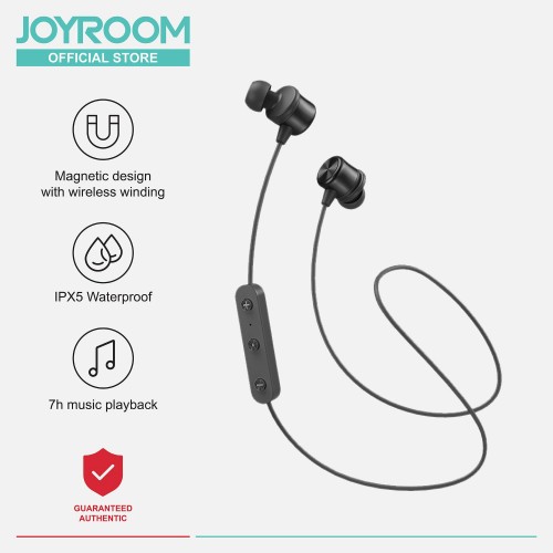 joyroom neckband headphone black