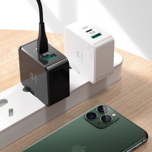 Mcdodo Charger Adapter UK plug + Cable Type-C To Lighting 30W PD