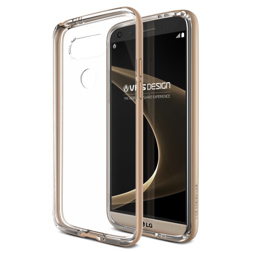 VRSDESIGN Cover for LG G5 / Crystal Bumper / Shine Gold