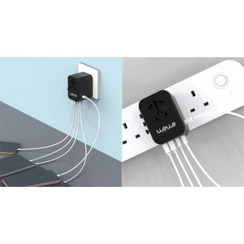 WEWE Universal travel charger 30w black
