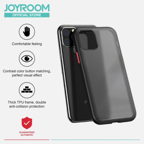 joyroom 11 pro black cow shield series protective phone case 