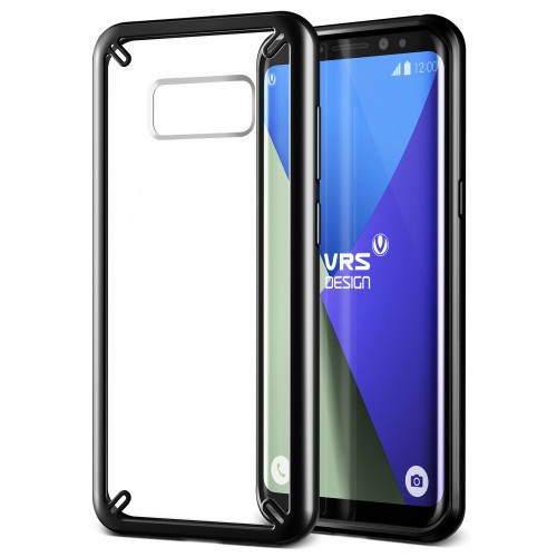 VRSDESIGN Cover for Galaxy S8 / Crystal MIXX / Black