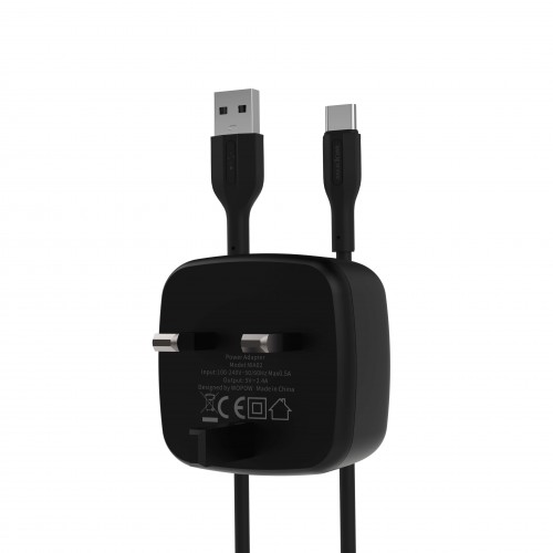 WOPOW USB TRAVEL CHARGER KIT (LIGHTNING)