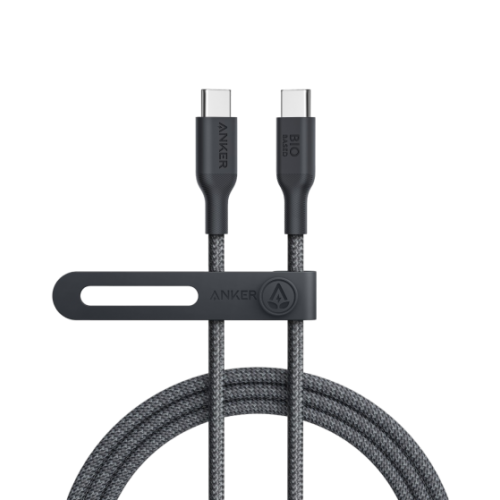 Anker 543 USB-C to USB-C 100W (Bio-Nylon) (1.8m/6ft) -Black