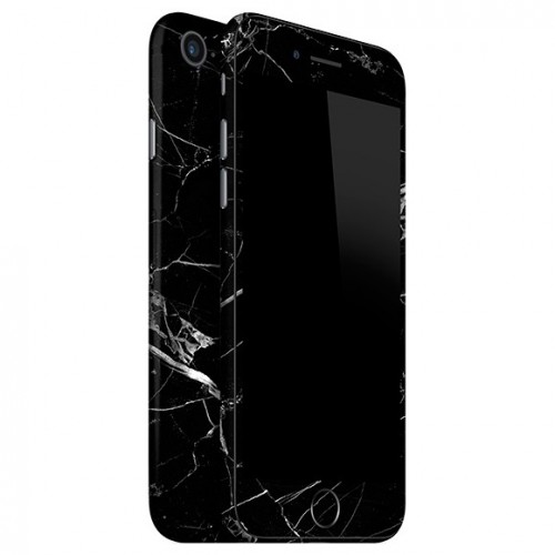 Slickwraps / Stone Series Black Marble iPhone 7