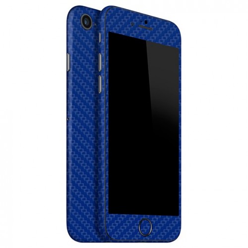 Slickwraps / Carbon Series Blue iPhone 7