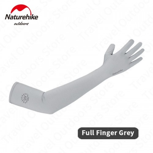 Naturehike UPF50+ Full Finger sun protection sleeves gray 