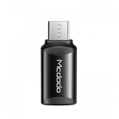 MCDODO Lightning to Micro USB Connector black