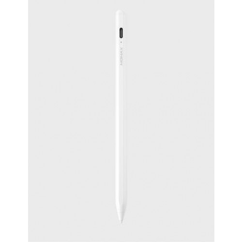Momax Anti-Bacterial Active Stylus Pen (2-In-1 Compatible) White