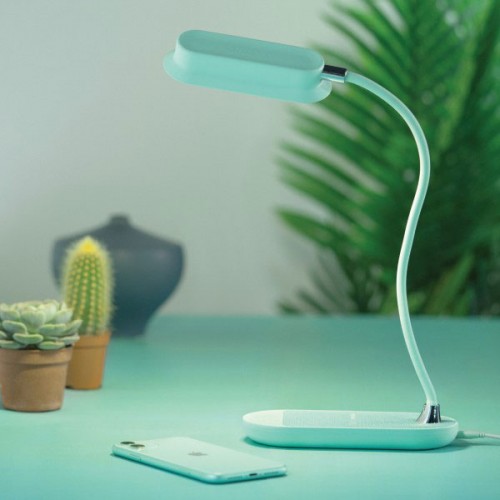 Momax Q.Led Flex Mini Lamp With Wireless Charger - Green