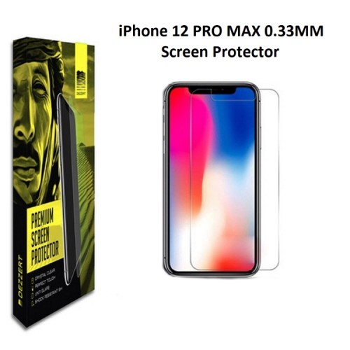 Dezzert premium 0.33m matt glass screen protector for 12 pro max clear