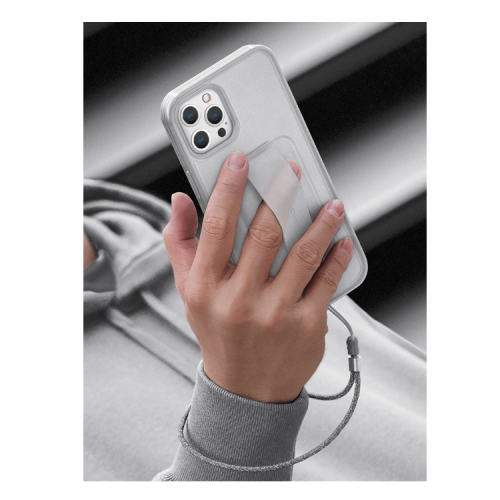 uniq- hybrid iphone 12pro/12 heldro antimicrobial frosted