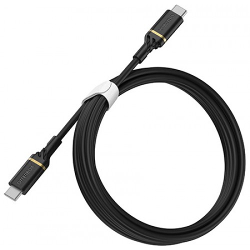 OtterBox USB-C to USB-C Fast Charge Cable - Standard 2 Meter(Black)