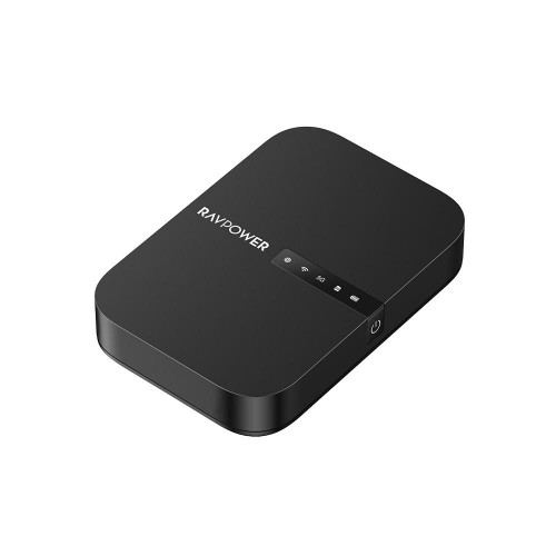 RAVPower / Filehub / Wireless Travel Router and External Battery 6700mAh iSmart-Black