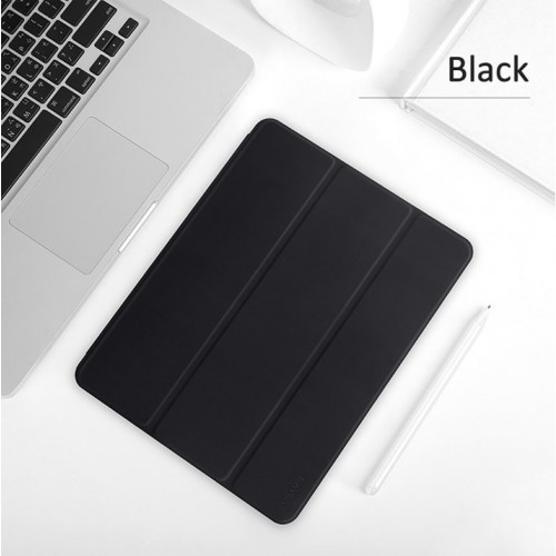 USAMS Leather Protective Cover for iPad Pro 2020 --Winto Series 11 inches Black