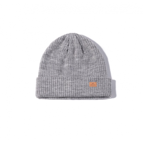 Naturehike Wool Folded Knitted Hat Outdoor Warm Thicken Hat Sports Caps for Men Women in Autumn Winter gray