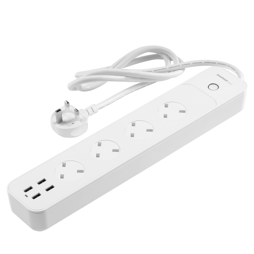 MOMAX Smart ChargerHub IoT Power Strip White