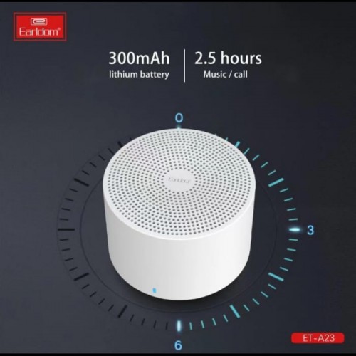 Earldom et-a23 bluetooth speaker white