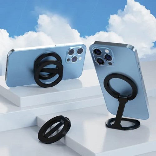 RING MAG SAFE AND STAND 2 IN 1 BLACK