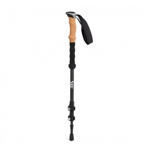 HISPEED Ultra light EVA Trekking pole 3-section telescopic mountaineering stick Cork anti slip handle Free height adjustment