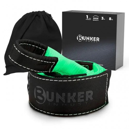 BUNKER indust Snatch Strap 3" x 30ft 