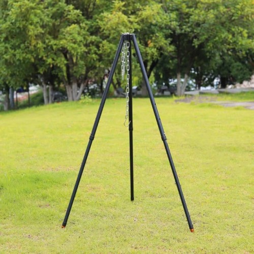 Hanging Campfire Triangle Pot Bracket for cooking outdoor