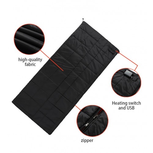 MRM BRO outdoor and indoor heating sleeping bag black