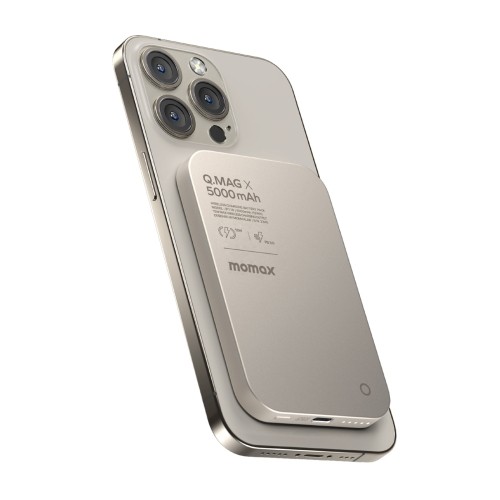 momax "Q.Mag X1  10000mAh Magsafe Wireless Battery Pack"titanium