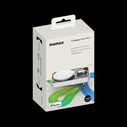 momax 1-Power Flow Pro+ 10000mAh MagSafe Battery pack (White)
