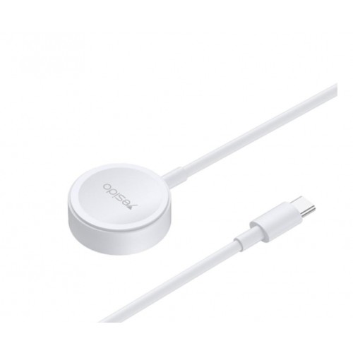 Yesido CA112 For Apple Watch USB-C / Type-C Wireless Magnetic Watch Charger, Cable Length: 1m(White) (6713)