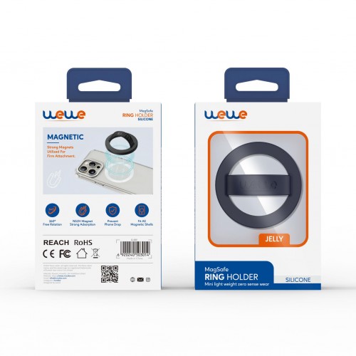 WEWE GRIP JELLY MAGSAFE RING HOLDER DARK BLUE (75147)
