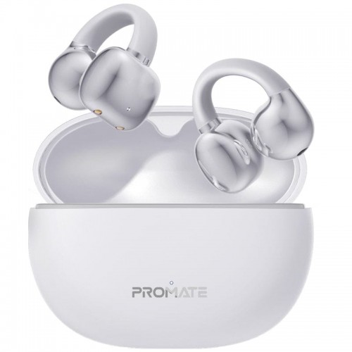 PROMATE Audio Fit open ear clip on earbuds White(10656)
