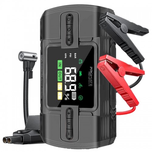 PROMATE JUMPSTARTER 1200A/12V/150PSI Air COMPERESSOR 12000MAH(10664)