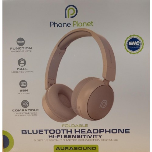 NEW PHONE PLANET BLUETOOTH Headphone hi-fi Sensitivity AURASOUND KAKI(11217)