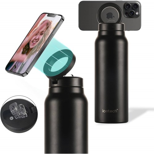 XO VACUUM BOTTLE WITH MAGSAFE STAND 800ML BLACK(75212)