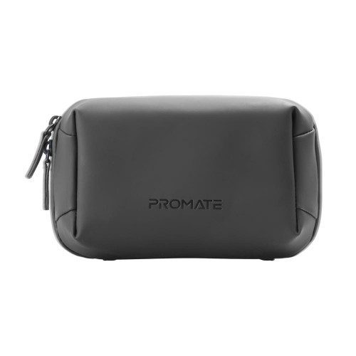 PROMATE Compact trch Essential Organizer pouch bag with multiple compartments black(10684)