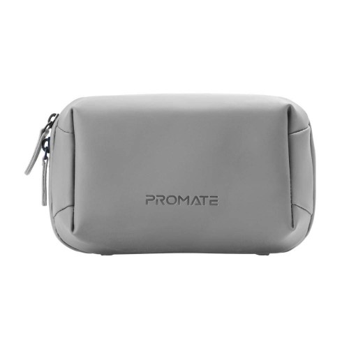 PROMATE Compact trch Essential Organizer pouch bag with multiple compartments gray(10685)