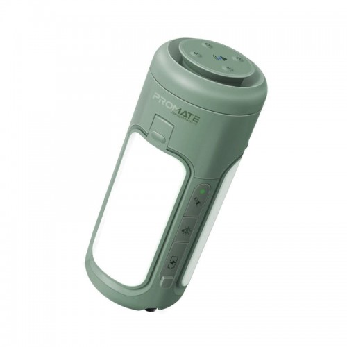 PROMATE Multifunctional camping kit with LED Light 6000mAH POWER BANK Bluetooth speaker(106116)