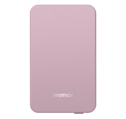 Momax Q.Mag Power6 Magnetic Wireless Battery Pack 5000mAh - Pink