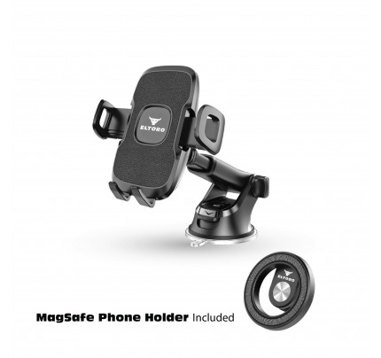 Eltoro Car Mount Telescopic Arm with MagSafe Phone Holder - Black