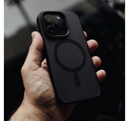 ELTORO MAGSAFE SMOKE RUBBERIZED COVER FOR IPHONE 15 PRO - BLACK