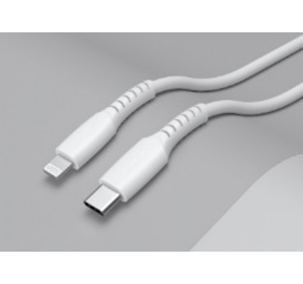 JSAUX MFi USB-C to LIGHTNING Cable 1.8m white/blue