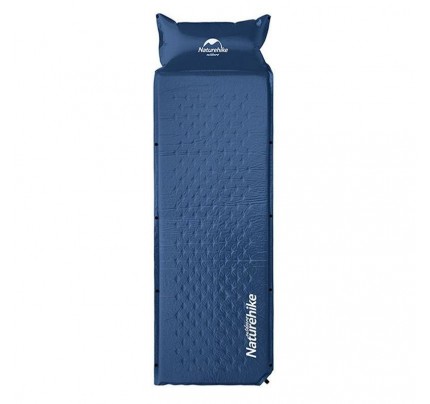 Naturehike wide, air spliced sleeping mat with cushion-79 Blue